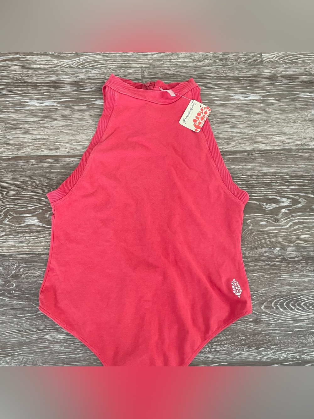 Free people movement tank bodysuit NWT size Small open back FP MOVEMENT